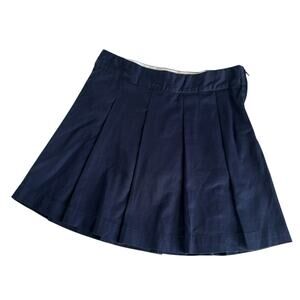J.Crew Crewcuts Girls' Navy Blue Cotton Twill School Skort Skirt Size 14 NWT